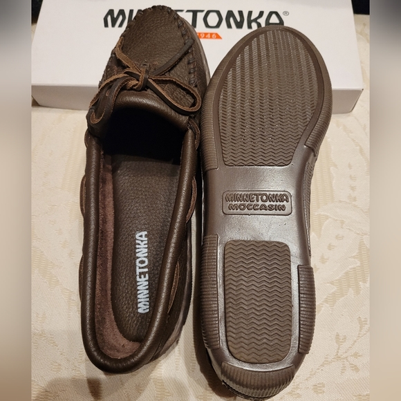 Minnetonka Moosehide Kilty Loafer - Picture 2 of 6